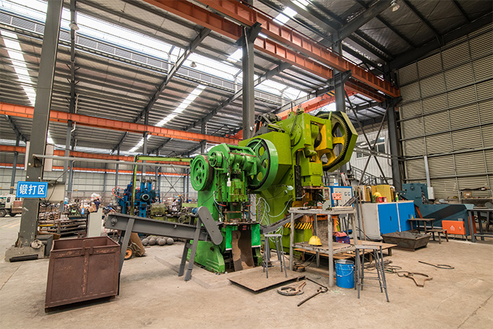 灵武网架配件-锥头加工车间